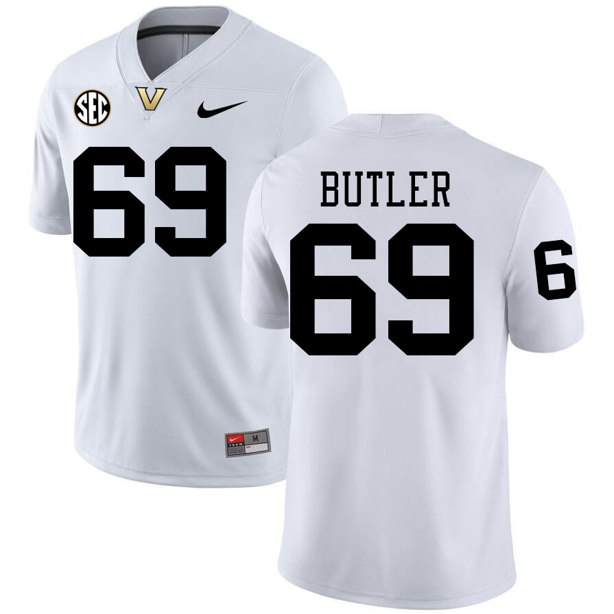 Adam Butler Jersey,Vanderbilt Commodores #69 Adam Butler Football Jersey,Uniforms-White Adam Butler Jersey,Vanderbilt Commodores #69 Adam Butler Football Jersey,Uniforms-White